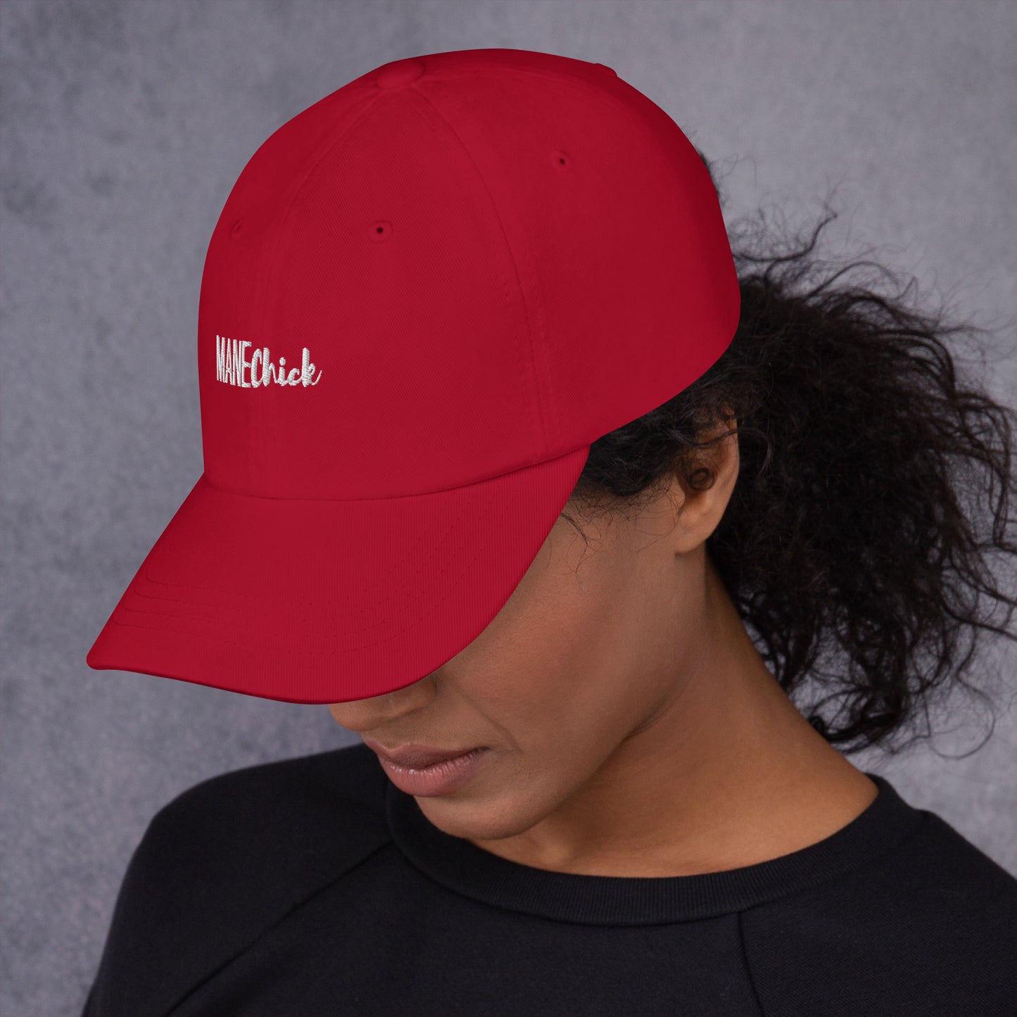Mane Chick Dad Hat Manelifestudio