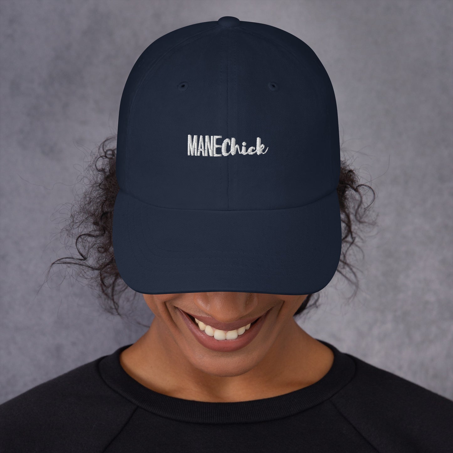 Mane Chick Dad Hat Manelifestudio Navy
