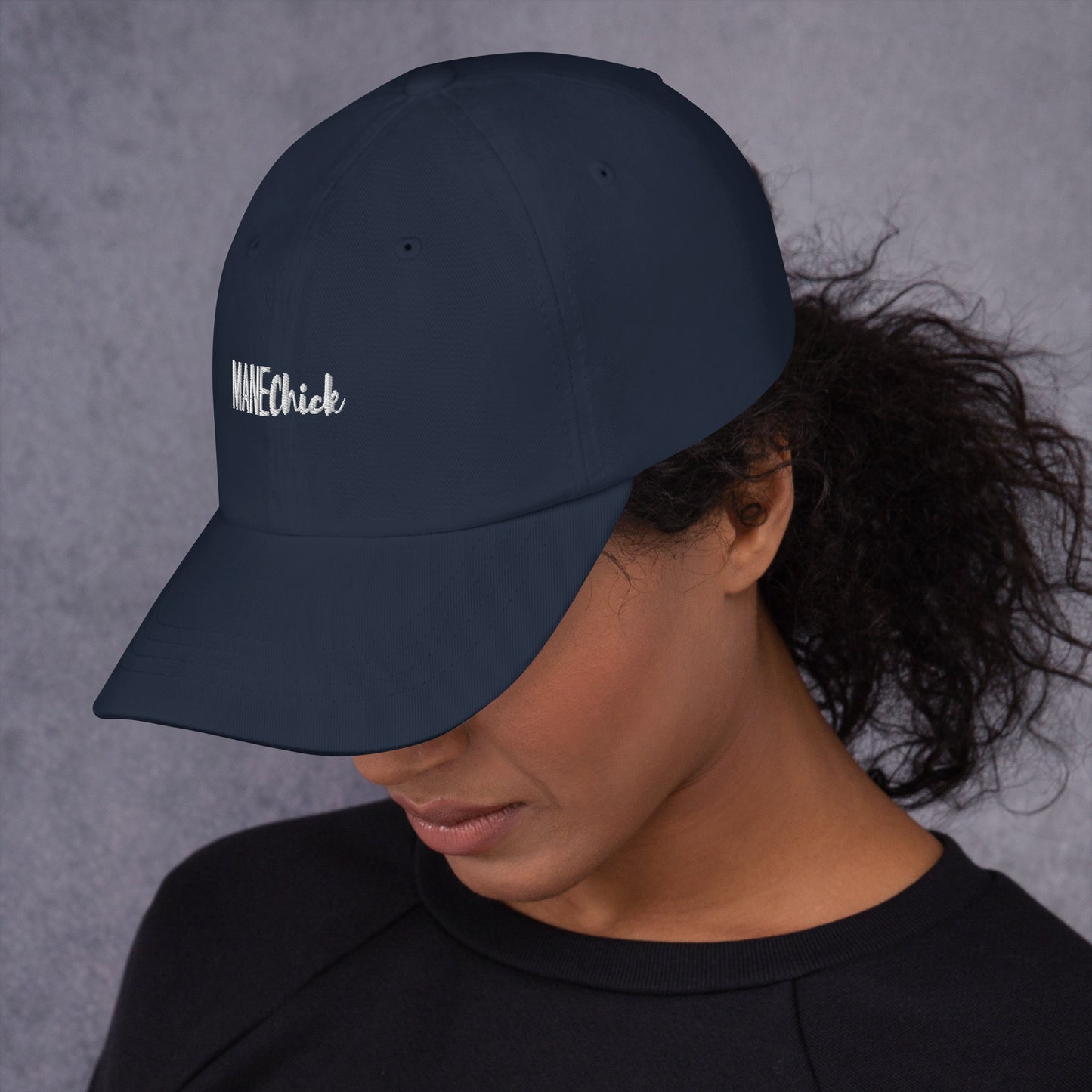Mane Chick Dad Hat Manelifestudio