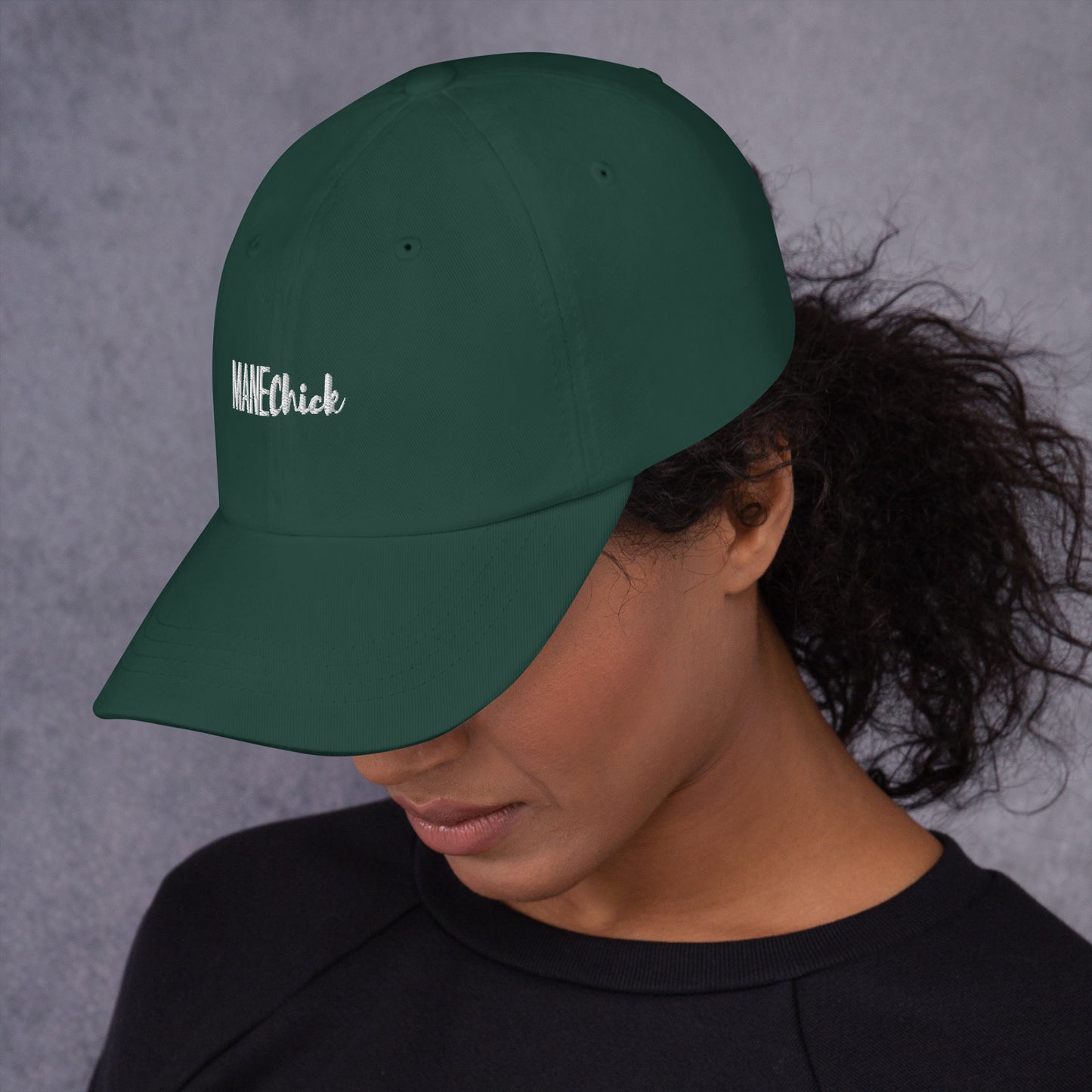 Mane Chick Dad Hat Manelifestudio