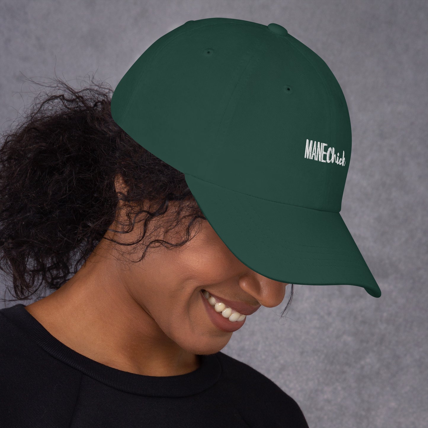 Mane Chick Dad Hat Manelifestudio